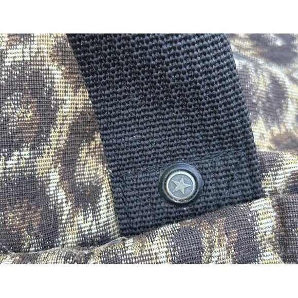 VTG Ricardo Beverly Hills Designer Luggage Large Tote Overnight Bag Animal Print - Picture 10 of 16